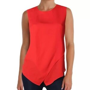 Red Sleeveless Women's Top